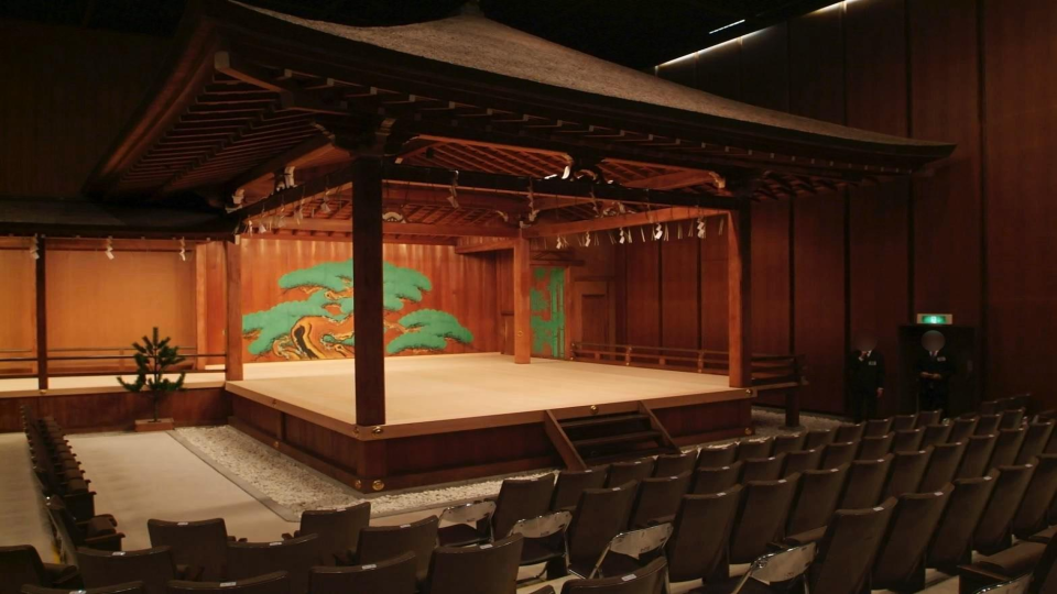 喜多能楽堂の舞台写真